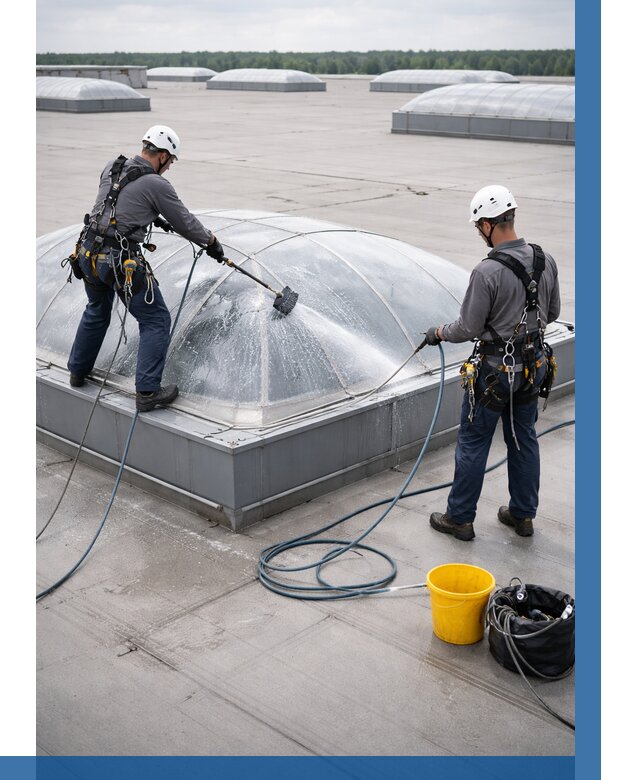 Мойка зенитных фонарей в Кизилюрте, заказать от 4647 р. | ВЫСОТНИК-Кзт