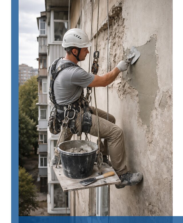 Восстановление фасадной штукатурки в Кизилюрте с гарантией качества