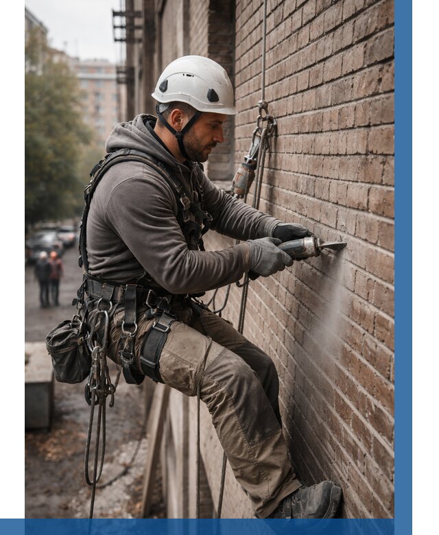 Расшивка кирпичных швов в Кизилюрте от 620 р. | ВЫСОТНИК-Кзт