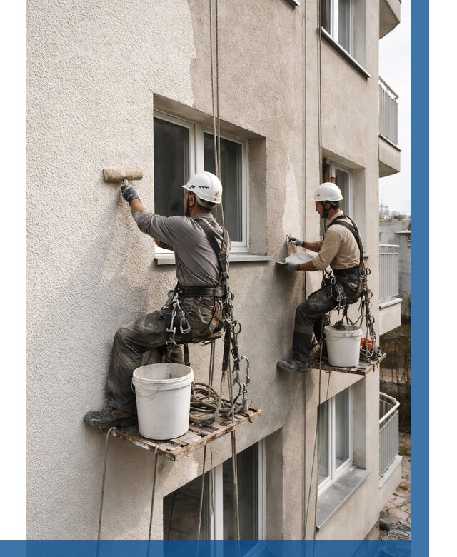 Нанесение короеда на фасад в Кизилюрте от 465 р. | ВЫСОТНИК-Кзт