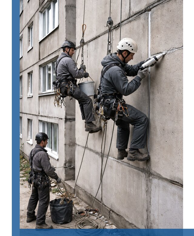 Герметизация межпанельных швов в Кизилюрте с гарантией герметичности