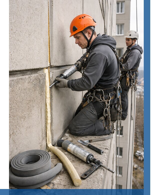 Теплый шов межпанельные швы в Кизилюрте от 723 р. | ВЫСОТНИК-Кзт