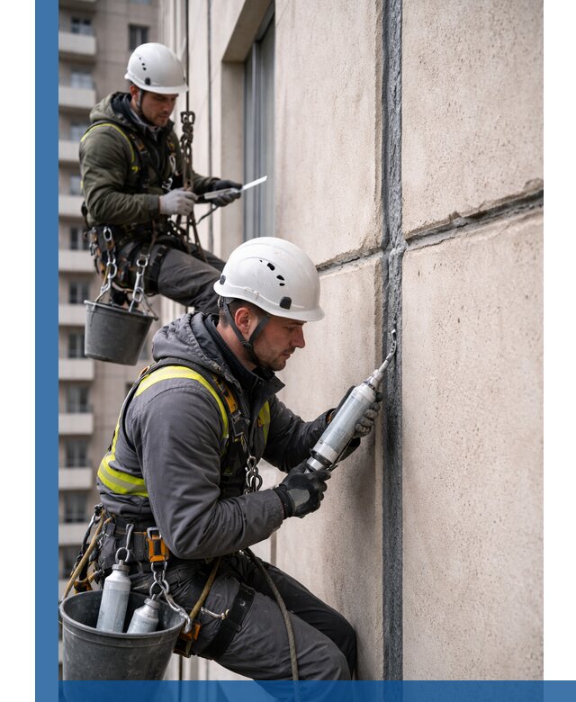 Герметизация деформационных швов фасада в Кизилюрте качественно