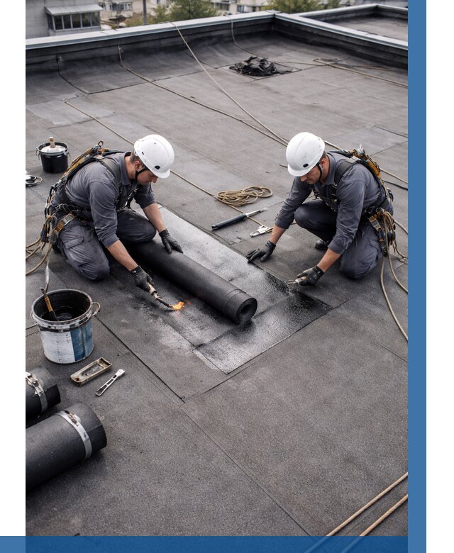 Ремонт мягкой кровли под ключ в Кизилюрте от 723 р. | ВЫСОТНИК-Кзт