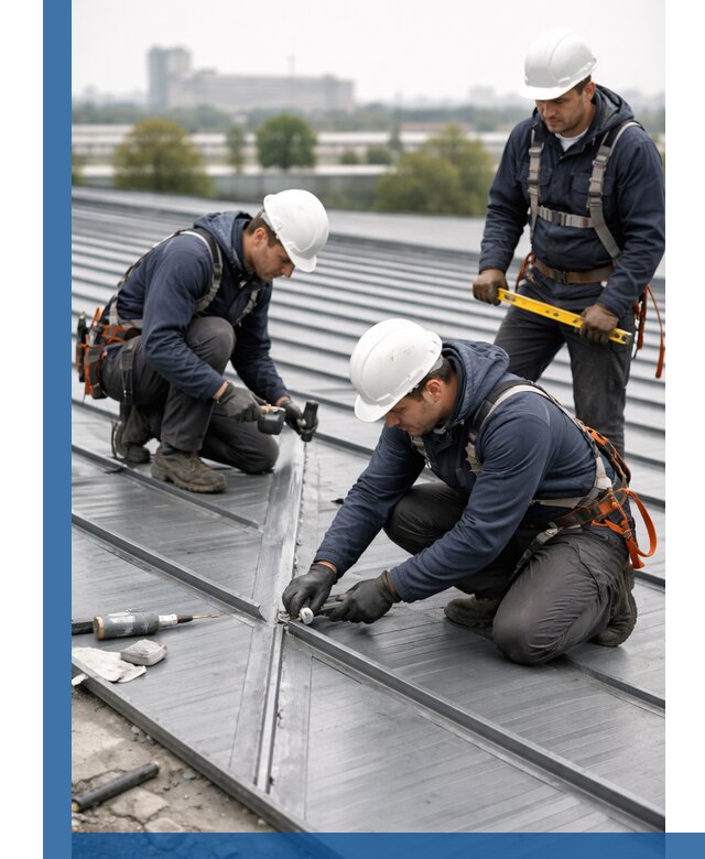 Ремонт фальцевой кровли в Кизилюрте срочно и качественно