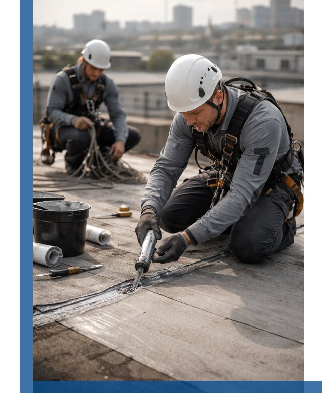 Аварийное и капитальное устранение протечек кровли в Кизилюрте