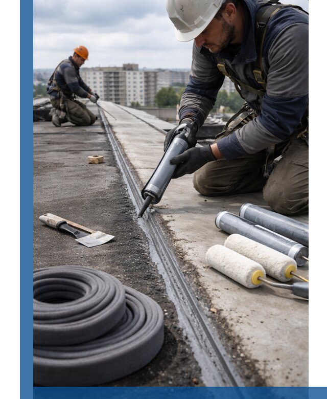 Герметизация швов кровли в Кизилюрте с гарантией герметичности