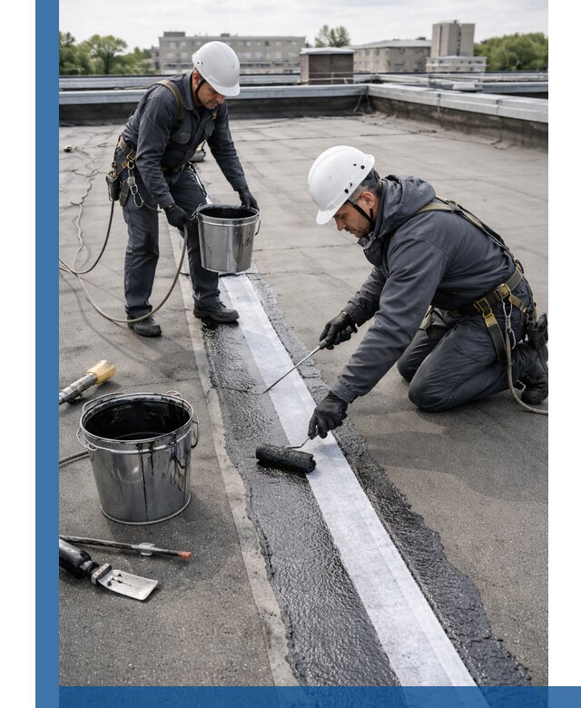 Гидроизоляция кровли мастикой в Кизилюрте надежная защита