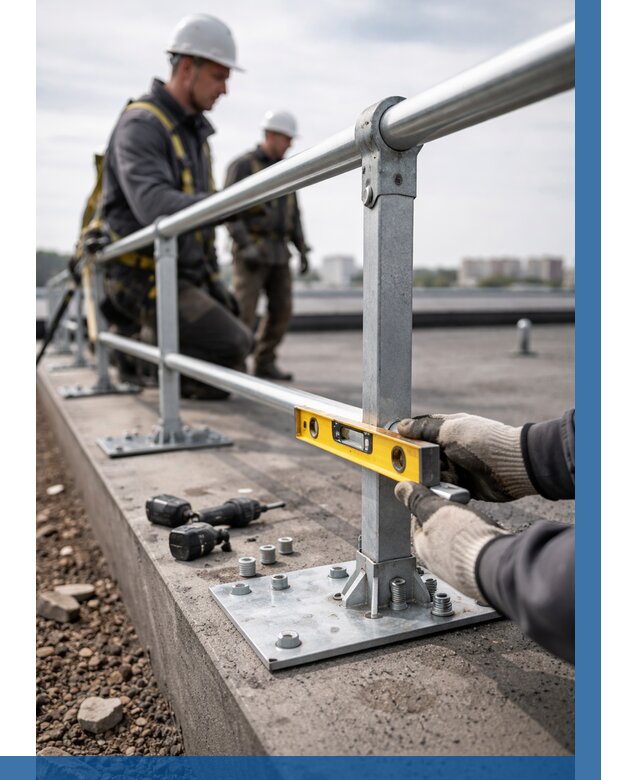 Монтаж кровельного ограждения в Кизилюрте от 1239 р. | ВЫСОТНИК-Кзт