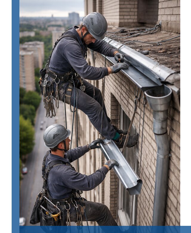 Ремонт водосточных желобов в Кизилюрте, быстро и качественно