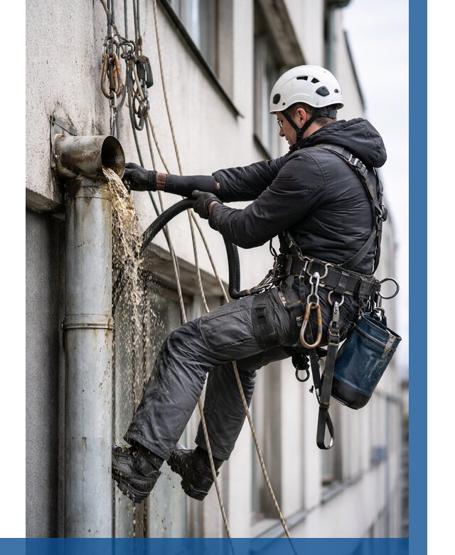 Прочистка водосточных труб в Кизилюрте от 3614 р. | ВЫСОТНИК-Кзт