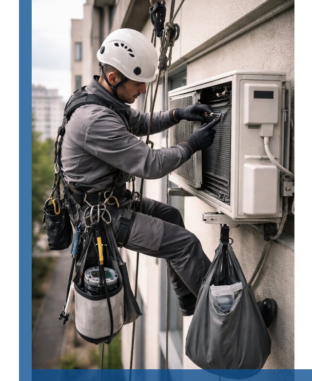 Обслуживание внешнего блока кондиционера в Кизилюрте профессионально