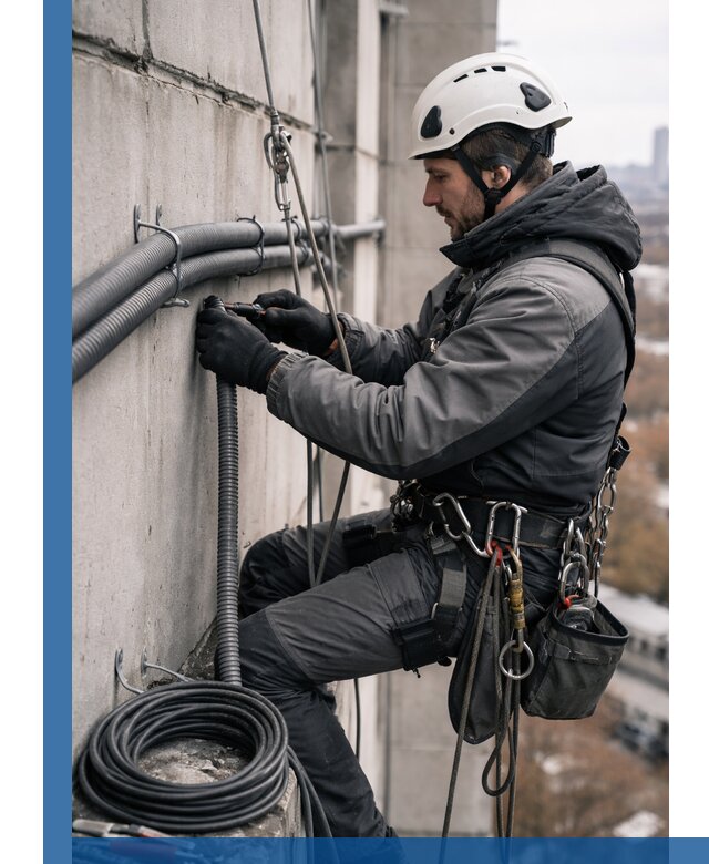 Профессиональный монтаж гофры для кабеля в Кизилюрте с гарантией