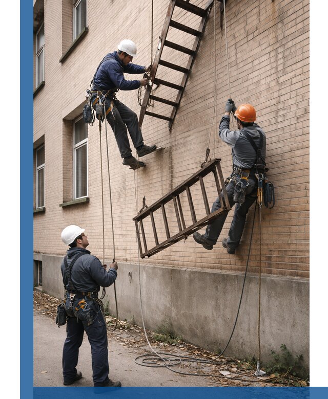 Демонтаж пожарной лестницы в Кизилюрте быстро и безопасно