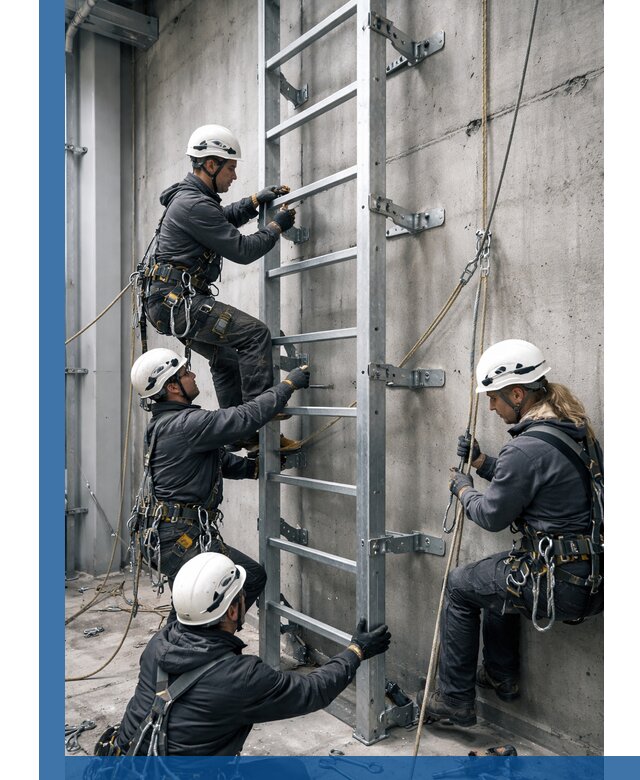 Монтаж металлических лестниц в Кизилюрте под ключ со гарантией