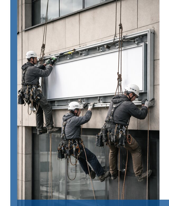 Профессиональный монтаж светового короба под ключ в Кизилюрте