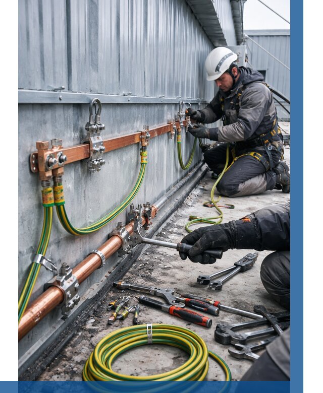 Монтаж заземления здания в Кизилюрте от 25815 р. | ВЫСОТНИК-Кзт