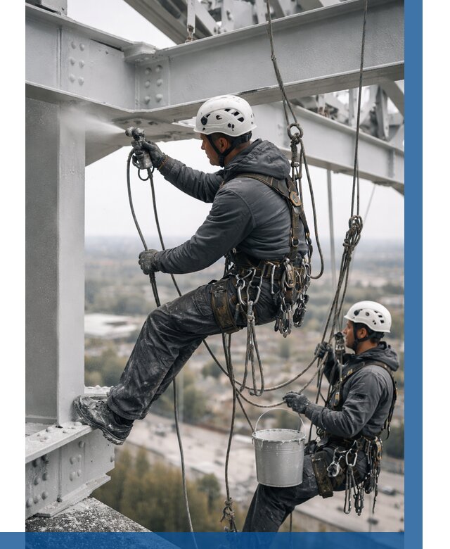 Покраска металлоконструкций на высоте в Кизилюрте 361 р |ВЫСОТНИК-Кзт