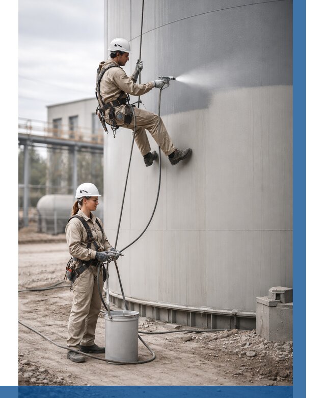 Покраска резервуаров в Кизилюрте от 1239 р. | ВЫСОТНИК-Кзт — заказать