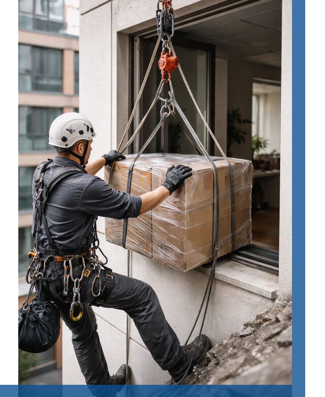 Подъем груза через окно в Кизилюрте от 4647 р. | ВЫСОТНИК-Кзт