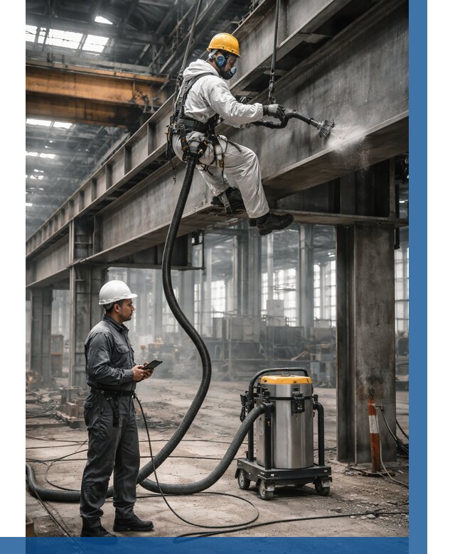 Обеспыливание конструкций в цехе в Кизилюрте от 4337 р. | ВЫСОТНИК-Кзт