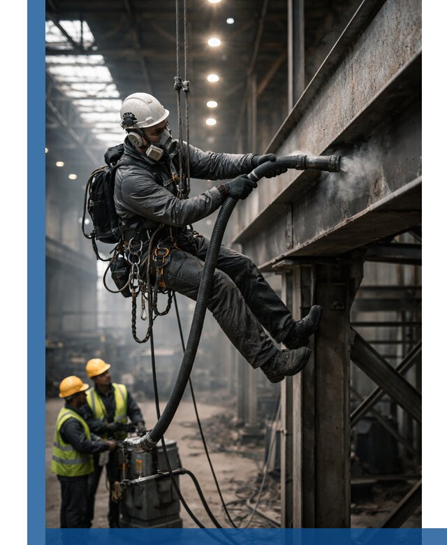 Обеспыливание конструкций в цехах промышленного производства в Кизилюрте