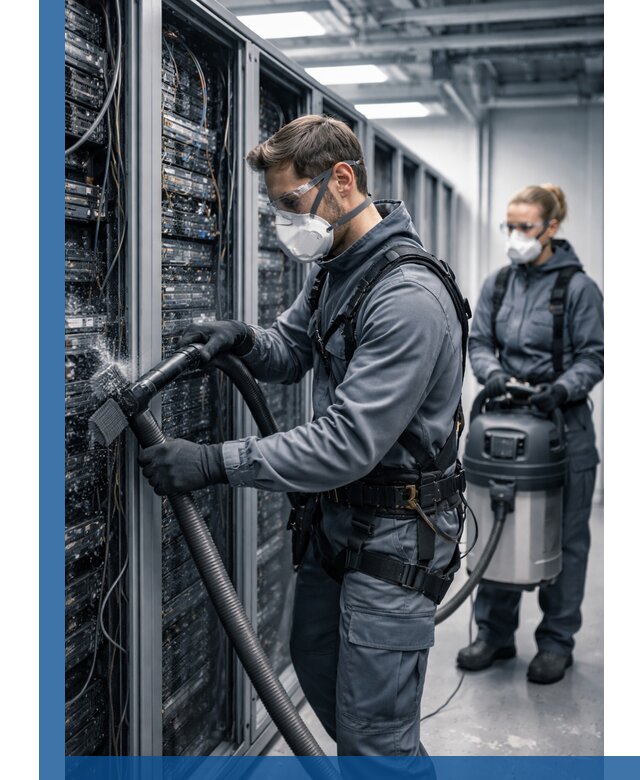 Обеспыливание серверной комнаты в Кизилюрте, профессиональная очистка