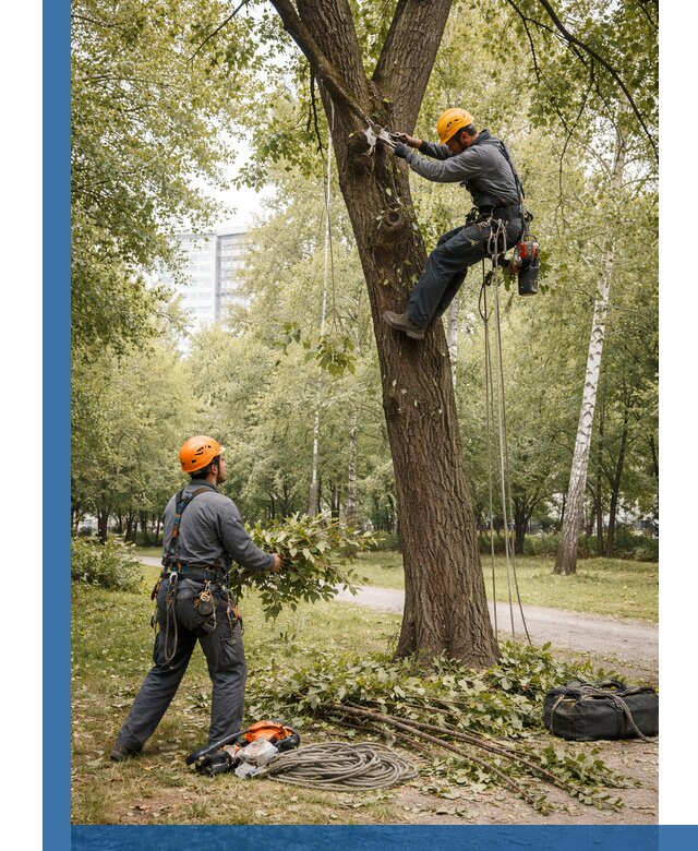 Санитарная обрезка деревьев в Кизилюрте, профессионально и безопасно
